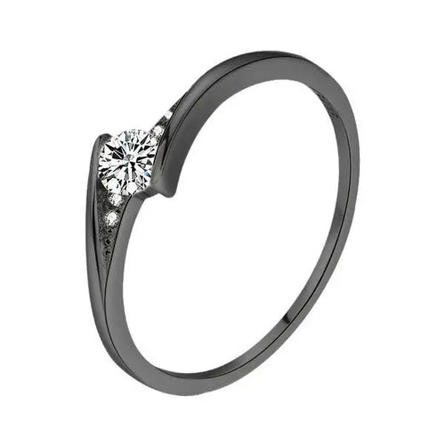 Mens Gold Alloy Round Engagement Ring visax