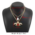 Retro Insect Water Drop And Animal Necklace With A Niche High-End Vibe - visax